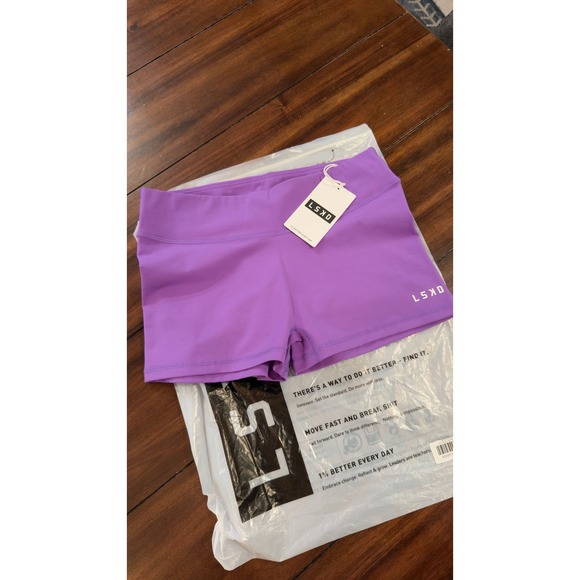 Lskd Pants - LSKD RXD Micro Short Tights Iris Purple‎ Athletic Workout Shorts-Iris NEW NWT